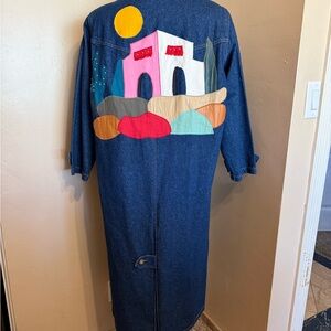 VINTAGE one of a kind wearable art Sylvis Artistic Fashion by Spike size small